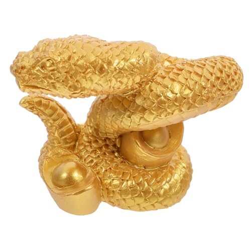 HOLIDYOYO Schlangenbarren-Ornamente Statue klein Liebenswert Erwachsene Tierkreis Schlangen Dekoration Goldene Schlange Figur Tierfigur Dekoration Tierdekor aus Harz Hausbedarf Wohnkultur HOLIDYOYO Schlangenbarren-Ornamente Statue klein Liebenswert Erwachsene Tierkreis Schlangen Dekoration Goldene Schlange Figur Tierfigur Dekoration Tierdekor aus Harz Hausbedarf Wohnkultur von HOLIDYOYO