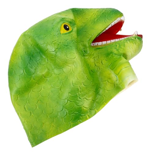 HOLIDYOYO Schlangenkopfmaske Party-cosplay Kostüm Haube Realistische Maske Uv Wild Erwachsene Masken Halloween -party Ausfall Geformt Led Beängstigend Raubtier Emulsion Green HOLIDYOYO Schlangenkopfmaske Party-cosplay Kostüm Haube Realistische Maske Uv Wild Erwachsene Masken Halloween -party Ausfall Geformt Led Beängstigend Raubtier Emulsion Green von HOLIDYOYO