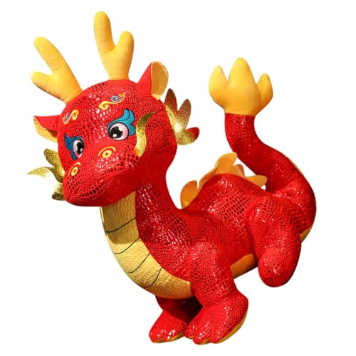HOLIDYOYO Sternzeichen Drachenpuppe Für Mädchen Plüschtier Süße Kuscheltiere Drachenpuppe Kuscheltier Drache Neujahrs Drachendekorationen Drachen Partygeschenke Rote Pp HOLIDYOYO Sternzeichen Drachenpuppe Für Mädchen Plüschtier Süße Kuscheltiere Drachenpuppe Kuscheltier Drache Neujahrs Drachendekorationen Drachen Partygeschenke Rote Pp von HOLIDYOYO