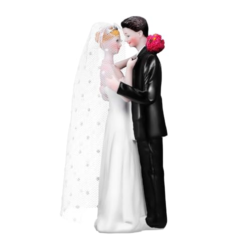 HOLIDYOYO Topper Braut und Bräutigam Resin Figur für Romantische Torten Dekoration Langlebig und Detailverliebt Perfektes Hochzeitsgeschenk zur Erinnerung HOLIDYOYO Topper Braut und Bräutigam Resin Figur für Romantische Torten Dekoration Langlebig und Detailverliebt Perfektes Hochzeitsgeschenk zur Erinnerung von HOLIDYOYO