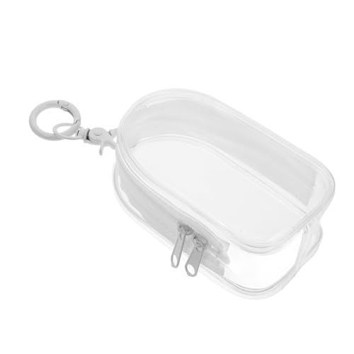 HOLIDYOYO Tragbare Puppentasche Aus Pvc Für Baby- Und Mädchenspielzeug – Windelaufbewahrungstasche Mit Schlüsselanhänger Transparente Vitrine Mit Figuren von HOLIDYOYO