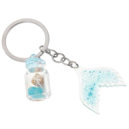 HOLIDYOYO äumende Meerjungfrau Wishing Bottle Schlüsselanhänger Leuchtende Drift Bottle Mit Meeresmotiv Dekorativer Schlüsselring Für Taschen Und Rucksäcke HOLIDYOYO äumende Meerjungfrau Wishing Bottle Schlüsselanhänger Leuchtende Drift Bottle Mit Meeresmotiv Dekorativer Schlüsselring Für Taschen Und Rucksäcke von HOLIDYOYO