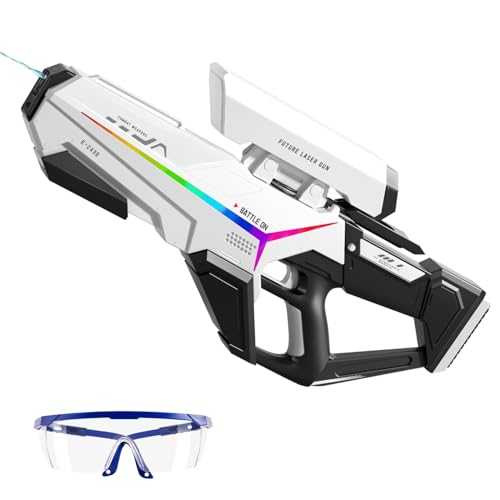 Electric Water Toy Elektrische Wasserpistole für Kinder & Erwachsene mit wiederaufladbarem Akku, Wasser-Blaster Spielzeug für Jungen, Sommerspielzeug für Strand, Pool & Garten Electric Water Toy Elektrische Wasserpistole für Kinder & Erwachsene mit wiederaufladbarem Akku, Wasser-Blaster Spielzeug für Jungen, Sommerspielzeug für Strand, Pool & Garten von HOLYFUN