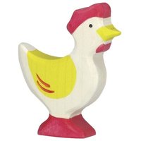 HOLZTIGER 80018 Huhn, stehend, gelb ca. 5,5 x 1,9 x 7 cm, Holz HOLZTIGER 80018 Huhn, stehend, gelb ca. 5,5 x 1,9 x 7 cm, Holz von HOLZTIGER