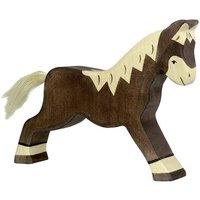 HOLZTIGER 80034 Pferd, laufend, dunkelbraun von HOLZTIGER