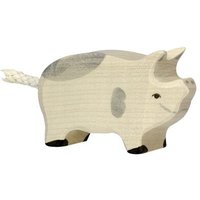 HOLZTIGER 80070 Ferkel, gefleckt ca. 6,5 x 1,9 x 4 cm, Holz HOLZTIGER 80070 Ferkel, gefleckt ca. 6,5 x 1,9 x 4 cm, Holz von HOLZTIGER