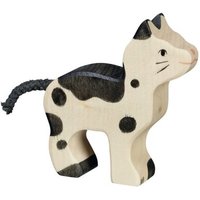 HOLZTIGER 80540 Katze, klein, schwarz und weiß ca. 7 x 1,8 x 7,5 cm, Holz HOLZTIGER 80540 Katze, klein, schwarz und weiß ca. 7 x 1,8 x 7,5 cm, Holz von HOLZTIGER