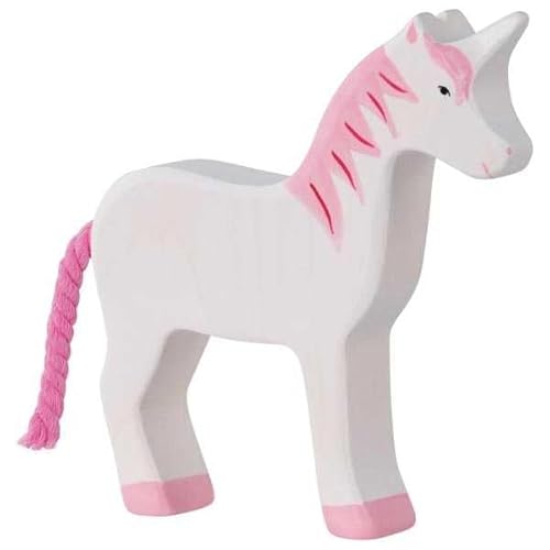 HOLZTIGER 80611 - Einhorn aus Holz, handgearbeitetes Holzspielzeug aus Ahorn, Farben auf Wasserbasis, fördert Fantasie & Kreativität der Kinder, Made IN Europe, 12cm x 3cm x 14cm, ab 3 Jahre HOLZTIGER 80611 - Einhorn aus Holz, handgearbeitetes Holzspielzeug aus Ahorn, Farben auf Wasserbasis, fördert Fantasie & Kreativität der Kinder, Made IN Europe, 12cm x 3cm x 14cm, ab 3 Jahre von HOLZTIGER