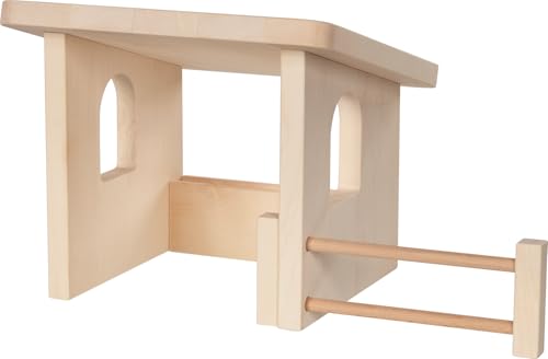 HOLZTIGER 80616 Unterstand aus Holz, handgearbeitetes Holzspielzeug aus Ahorn, inkl. Gatter und Futterstelle, Farben auf Wasserbasis, fördert Fantasie & Kreativität, Made IN Europe, ab 3 Jahre HOLZTIGER 80616 Unterstand aus Holz, handgearbeitetes Holzspielzeug aus Ahorn, inkl. Gatter und Futterstelle, Farben auf Wasserbasis, fördert Fantasie & Kreativität, Made IN Europe, ab 3 Jahre von HOLZTIGER