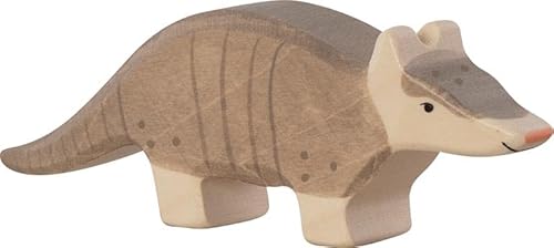 HOLZTIGER 80621 - Gürteltier aus Holz, handgearbeitetes Holzspielzeug aus Ahorn, Farben auf Wasserbasis, fördert Fantasie & Kreativität der Kinder, Made IN Europe, 12cm x 2cm x 4cm, ab 3 Jahre HOLZTIGER 80621 - Gürteltier aus Holz, handgearbeitetes Holzspielzeug aus Ahorn, Farben auf Wasserbasis, fördert Fantasie & Kreativität der Kinder, Made IN Europe, 12cm x 2cm x 4cm, ab 3 Jahre von HOLZTIGER