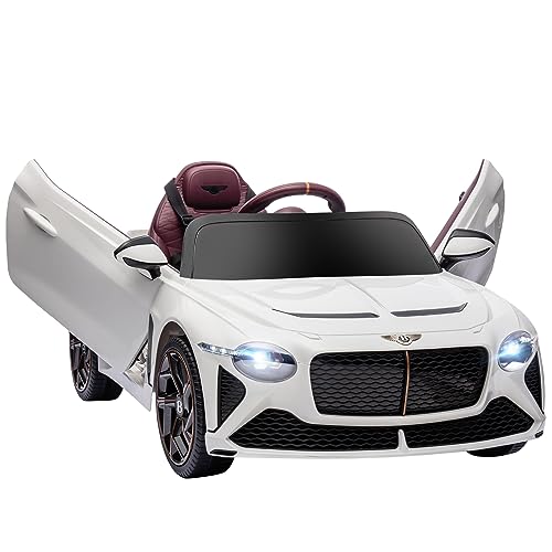 Elektroauto für Kinder - HOMCOM - Bentley Bacalar - 2 Motoren 12V 25W - Fernbedienung 2,4G - MP3 - Hupe - 2 Scheinwerfer - weiß Elektroauto für Kinder - HOMCOM - Bentley Bacalar - 2 Motoren 12V 25W - Fernbedienung 2,4G - MP3 - Hupe - 2 Scheinwerfer - weiß von HOMCOM