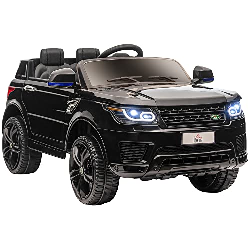 HOMCOM Kinder Elektroauto, Kinderfahrzeug mit 2,4 G Fernbedienung, Kinder-SUV mit Sicherheitsgurt, Musik, Hupe, Scheinwerfer, Kinderauto bis 5 km/h, für Kinder 3-5 Jahre, Schwarz HOMCOM Kinder Elektroauto, Kinderfahrzeug mit 2,4 G Fernbedienung, Kinder-SUV mit Sicherheitsgurt, Musik, Hupe, Scheinwerfer, Kinderauto bis 5 km/h, für Kinder 3-5 Jahre, Schwarz von HOMCOM