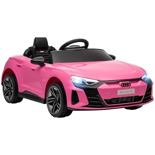 HOMCOM Kinder Elektroauto 12V Kinderauto mit 2,4 GHz Fernbedienung, 2 Motor, Kinderfahrzeug mit 4 gefederten Rädern, Hupe, Scheinwerfer, Musik, Sanftstart, Hilfsrad, für 3-5 Jahre, Rosa HOMCOM Kinder Elektroauto 12V Kinderauto mit 2,4 GHz Fernbedienung, 2 Motor, Kinderfahrzeug mit 4 gefederten Rädern, Hupe, Scheinwerfer, Musik, Sanftstart, Hilfsrad, für 3-5 Jahre, Rosa von HOMCOM