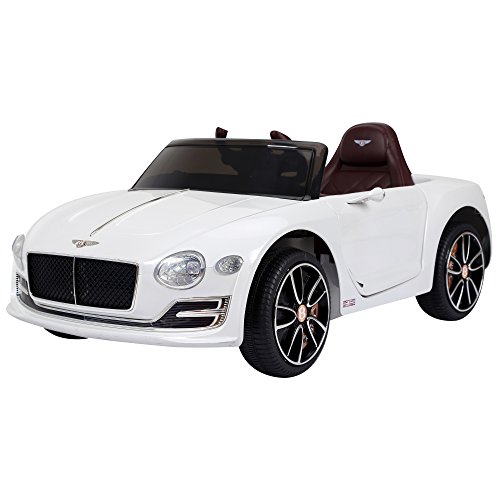HOMCOM Kinder Elektroauto Bentley GT Lizenziertes Kinderfahrzeug mit 2,4G Ferbedienung Kinderauto Elektroauto 2 x 390 Motoren Kinder Weiß 108 x 60 x 43 cm HOMCOM Kinder Elektroauto Bentley GT Lizenziertes Kinderfahrzeug mit 2,4G Ferbedienung Kinderauto Elektroauto 2 x 390 Motoren Kinder Weiß 108 x 60 x 43 cm von HOMCOM