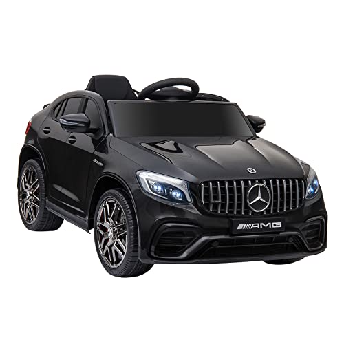 HOMCOM Kinderfahrzeug 12V Mercedes-Benz AMG GLC63S Coupe lizenzierter Elektroauto mit Fernbedienung Sicherheitsgurt 2 x 35W Motoren MP337-60 Monate Schwarz 115 x 70 x 55 cm HOMCOM Kinderfahrzeug 12V Mercedes-Benz AMG GLC63S Coupe lizenzierter Elektroauto mit Fernbedienung Sicherheitsgurt 2 x 35W Motoren MP337-60 Monate Schwarz 115 x 70 x 55 cm von HOMCOM