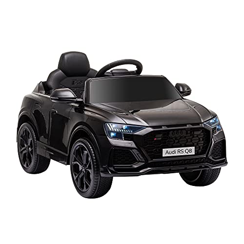 HOMCOM Lizenziertes Kinder Elektroauto Audi RS Q8, 6 V Batterieauto, Elektrofahrzeug mit Fernbedienung, MP3, USB, Musik, Bluetooth, für Kinder von 3-5 Jahren, schwarz HOMCOM Lizenziertes Kinder Elektroauto Audi RS Q8, 6 V Batterieauto, Elektrofahrzeug mit Fernbedienung, MP3, USB, Musik, Bluetooth, für Kinder von 3-5 Jahren, schwarz von HOMCOM