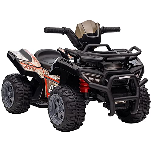 HOMCOM Kinder Quad Elektro 6V Kinderquad mit Vorwärtsfunktion, Musik, Elektro-Quad für Kinder 1,5-3 Jahre Schwarz HOMCOM Kinder Quad Elektro 6V Kinderquad mit Vorwärtsfunktion, Musik, Elektro-Quad für Kinder 1,5-3 Jahre Schwarz von HOMCOM