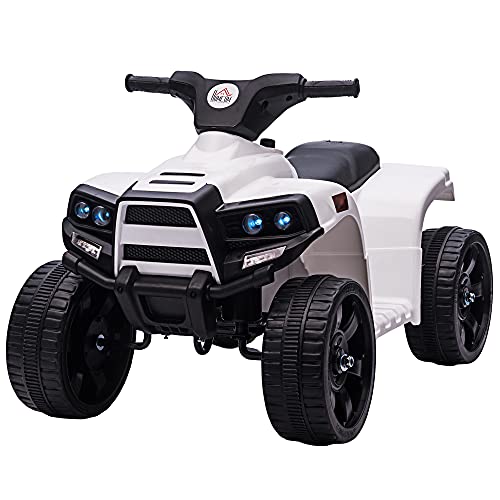 HOMCOM Mini Elektro-Quad Kinder Elektro ATV Kinderwagen für 18 bis 36 Monaten Elektromotorrad mit 2 Scheinwerfer Elektroquad Strandauto-Form PP Stahl Schwarz+Weiß 65 x 40 x 43 cm HOMCOM Mini Elektro-Quad Kinder Elektro ATV Kinderwagen für 18 bis 36 Monaten Elektromotorrad mit 2 Scheinwerfer Elektroquad Strandauto-Form PP Stahl Schwarz+Weiß 65 x 40 x 43 cm von HOMCOM