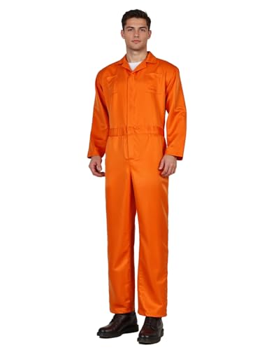 HOMELEX Marineblauer Overall für Erwachsene, Halloween-Overall für Herren, Horror-Killer-Kostüm von HOMELEX