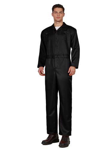 HOMELEX Marineblauer Overall für Erwachsene, Halloween-Overall für Herren, Horror-Killer-Kostüm HOMELEX Marineblauer Overall für Erwachsene, Halloween-Overall für Herren, Horror-Killer-Kostüm von HOMELEX