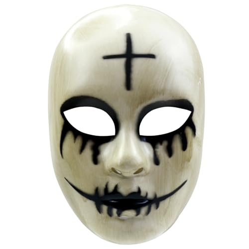 The Purge Cross Mask Anarchy Movie Mask Horror Killer Masked Halloween Kostüm Party The Purge Cross Mask Anarchy Movie Mask Horror Killer Masked Halloween Kostüm Party von HOMELEX