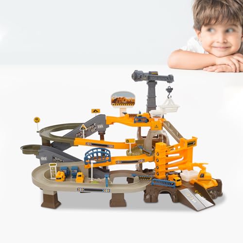 Eisenbahnschiene Spielzeugauto Train Tracks Toy Set 65x35x41.5cm Autorennbahn Kinderspielzeug Spielzeug Geburtstag für Jungen Mädchen 3+ Jahre Alt Eisenbahnschiene Spielzeugauto Train Tracks Toy Set 65x35x41.5cm Autorennbahn Kinderspielzeug Spielzeug Geburtstag für Jungen Mädchen 3+ Jahre Alt von HOMEONENIC