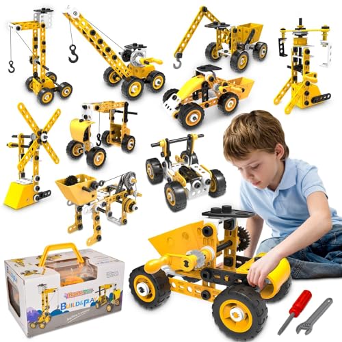 HOMETTER Lernspielzeug Mint, 10 in 1 Bausteine fuir Vorschulkinder, Ingenieurspielzeug kreatives Set Geschenk fir Jungen im Alter von 3+ Jahren HOMETTER Lernspielzeug Mint, 10 in 1 Bausteine fuir Vorschulkinder, Ingenieurspielzeug kreatives Set Geschenk fir Jungen im Alter von 3+ Jahren von HOMETTER