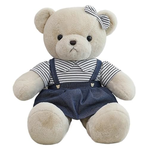HOMEXYLYL Bär Plüschtiere Flauschiger Cowboy Teddybär Niedlich Und Weich Weihnachten Geburtstag Kinder Erwachsene Geschenk(Pink) von HOMEXYLYL