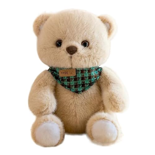 HOMEXYLYL Bear Stuffed Animal, Bear Plush Toys Cute Kerchief Teddy Bear Birthday Holiday Party Gifts for Boys Girls(Green) von HOMEXYLYL