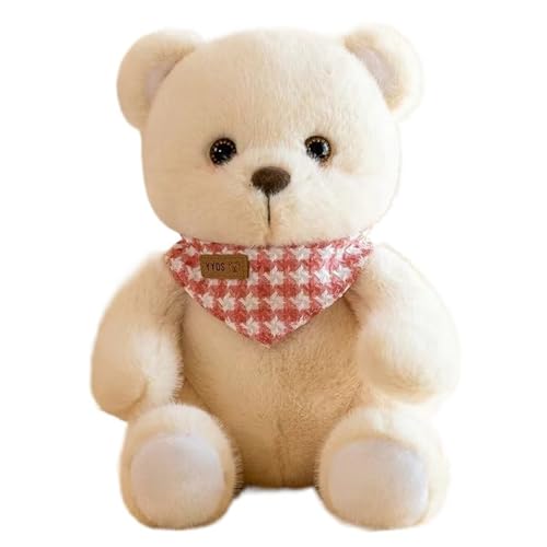 HOMEXYLYL Bear Stuffed Animal, Bear Plush Toys Cute Kerchief Teddy Bear Birthday Holiday Party Gifts for Boys Girls(Red) von HOMEXYLYL