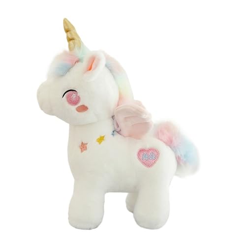 HOMEXYLYL Einhorn-Plüschtier, süßes Einhorn-Plüschtier, farbiges Plüschtier for Jungen und Mädchen, for Valentinstag und Geburtstag(Pink) von HOMEXYLYL