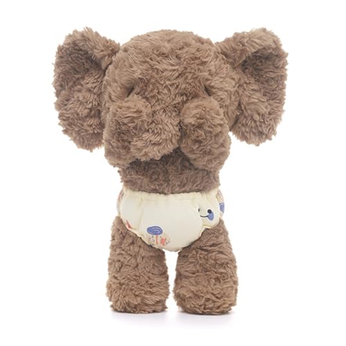 HOMEXYLYL Elefanten-Plüschtier, Elefantenbaby, Plüschtier, schüchterner Elefant mit magnetischer Saugnapf, Geburtstags for Jungen und Mädchen von HOMEXYLYL