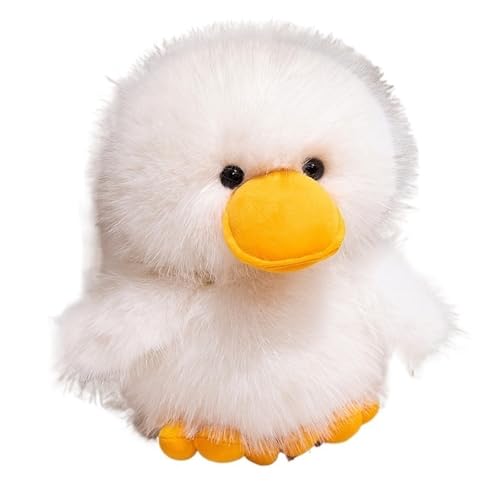 HOMEXYLYL Ente Kuscheltiere, Kuschelige Ente Plüschtier Puppe Bananenente Ostern Geburtstag for Jungen Mädchen(White) von HOMEXYLYL