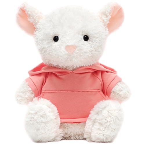 HOMEXYLYL Hamster-Stofftier, Cartoon-Hamster-Plüschtier, tragen Sie EIN süßes Sweatshirt, Weihnachts- und Geburtstagsgeschenke for Kinder von HOMEXYLYL