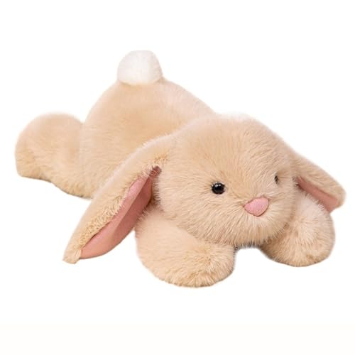 HOMEXYLYL Kaninchen Plüschtier Kaninchen Plüschtier Niedliche Stoffohren Weihnachten Ostern Geburtstag Kinder Erwachsene Geschenke(Brown) von HOMEXYLYL