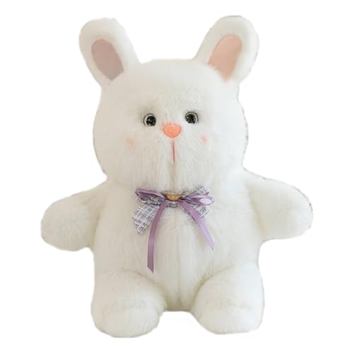 HOMEXYLYL Kaninchen-Stofftier, Kaninchen-Plüschtier, weich, kuschelig, for Umarmen, Ostern, Weihnachten, Geburtstagsgeschenke for Kinder(Purple) von HOMEXYLYL