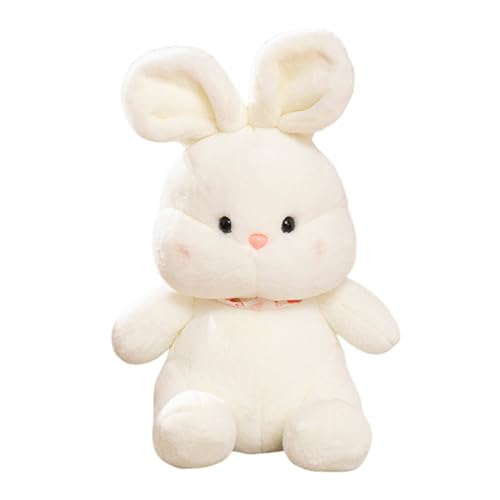 HOMEXYLYL Kaninchen Stofftier, Kaninchen Plüschtiere Weich mit Lätzchen Teddy Hase Kinder Erwachsene Ostern Weihnachten Geburtstagsgeschenke(40cm/15.7in[B]) von HOMEXYLYL