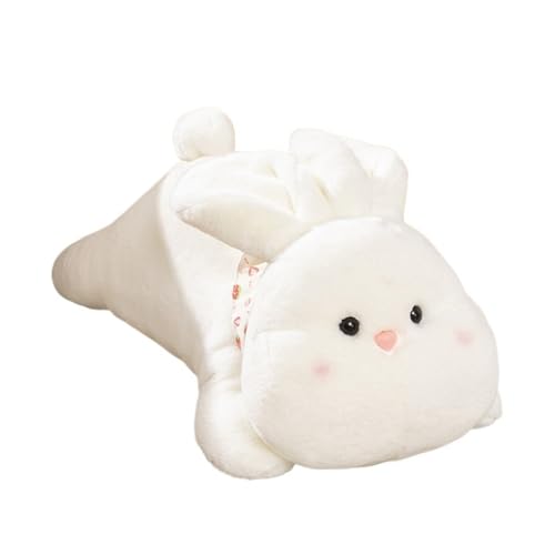 HOMEXYLYL Kaninchen Stofftier, Kaninchen Plüschtiere Weich mit Lätzchen Teddy Hase Kinder Erwachsene Ostern Weihnachten Geburtstagsgeschenke(50cm/19.7in[A]) von HOMEXYLYL