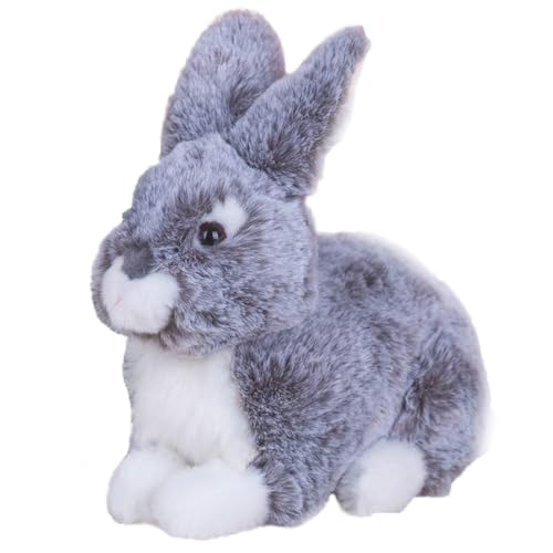 HOMEXYLYL Kaninchenplüsch, simuliertes Kaninchen, Stofftier, Osterhase, weich, lebensecht, for Kinder und Erwachsene von HOMEXYLYL