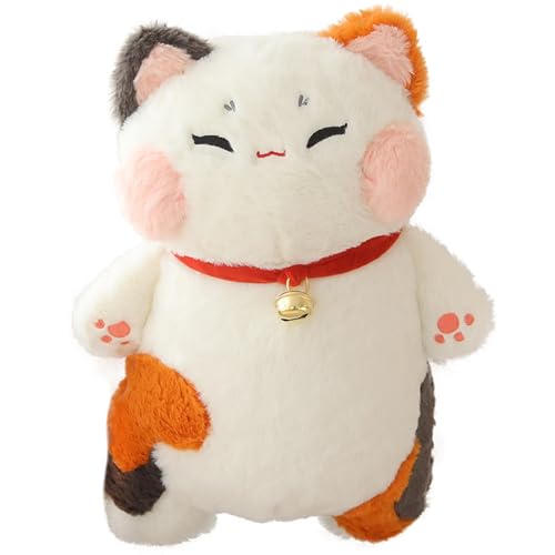 HOMEXYLYL Katze Kuscheltier Katzenform, Plüschtier Katze Squishy Niedliche Plüsch Mädchen Erwachsener Neujahr Geburtstag Geschenk von HOMEXYLYL