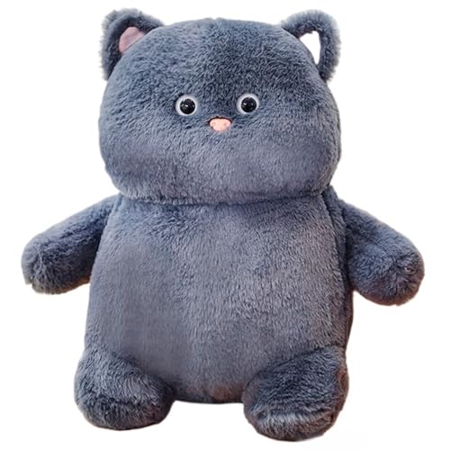 HOMEXYLYL Katzen-Plüschtiere, Kätzchen-Kuscheltier, weich und bequem, geeignet for Themenpartys, Geburtstagsgeschenke for Jungen und Mädchen(Gray) von HOMEXYLYL