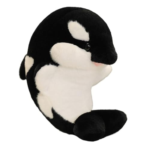 HOMEXYLYL Killerwal-Plüschtier, Orca-Plüschtier, süßes, weiches Meerestier, for Kinder(Black) von HOMEXYLYL