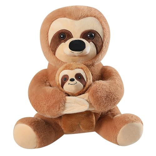 HOMEXYLYL Kuscheltier Faultier Mutter Und Baby, Plüschtier Faultier Simulation Weich Kuschelig Geburtstags for Mutter Kinder HOMEXYLYL Kuscheltier Faultier Mutter Und Baby, Plüschtier Faultier Simulation Weich Kuschelig Geburtstags for Mutter Kinder von HOMEXYLYL