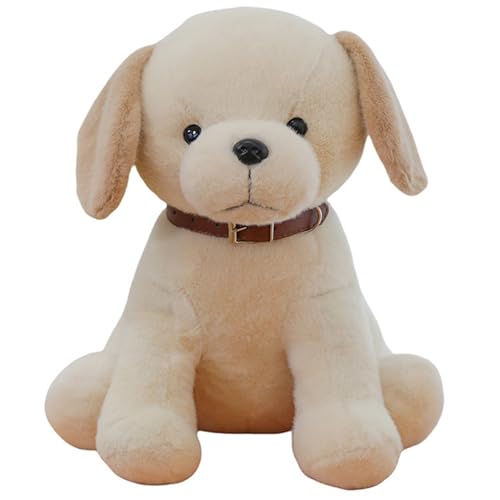 HOMEXYLYL Kuscheltier Hund, Plüsch Welpe Weicher Und Süßer Kragen Geburtstags for Kinder(30cm/11.8in) von HOMEXYLYL