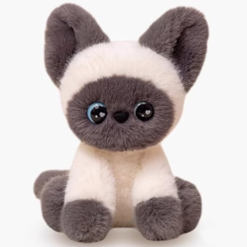 HOMEXYLYL Kuscheltier Katze, Plüschtier Kätzchen Kawaii Niedlich Geburtstags for Kleine Mädchen von HOMEXYLYL