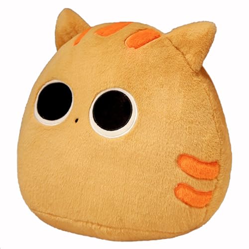 HOMEXYLYL Kuscheltier Katze Kissen, Plüschtier Katze Groß Runden Squishy Mädchen Erwachsener Weihnachten Geburtstag Geschenk(Yellow) von HOMEXYLYL