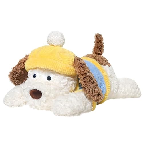 HOMEXYLYL Kuscheltier Welpe, Plüschtier Hund, süßes, weiches Welpenkissen, geeignet for Kinder, Teenager, Erwachsene, Geburtstage von HOMEXYLYL