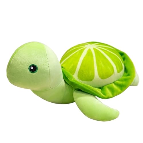 HOMEXYLYL Meeresschildkröten-Plüschtiere, Meeresschildkröten-Kuscheltiere, kreative Zitronen-Weihnachtskarnevals-Geburtstagsgeschenke for Kinder(Green) von HOMEXYLYL