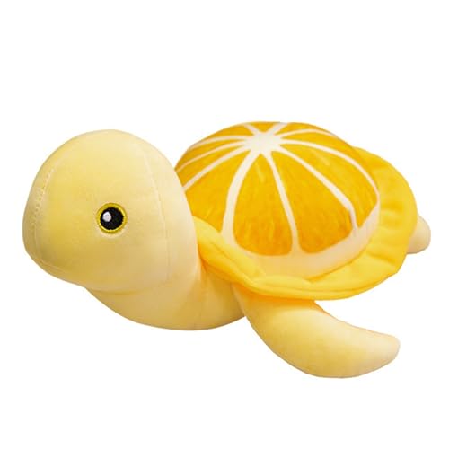 HOMEXYLYL Meeresschildkröten-Plüschtiere, Meeresschildkröten-Kuscheltiere, kreative Zitronen-Weihnachtskarnevals-Geburtstagsgeschenke for Kinder(Yellow) von HOMEXYLYL