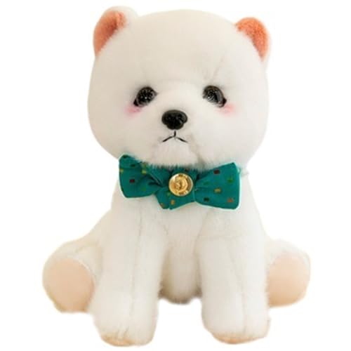 HOMEXYLYL Mini-Plüschtier mit Hund, Plüsch-Spielzeug mit Schleife, Simulation, kleines Neujahrs- und Geburtstagsgeschenk for Kinder(Green) von HOMEXYLYL
